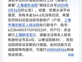 10658086短信显示是法院给我致电