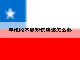 手机收不到短信应该怎么办