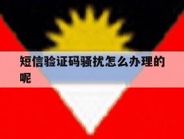 短信验证码骚扰怎么办理的呢