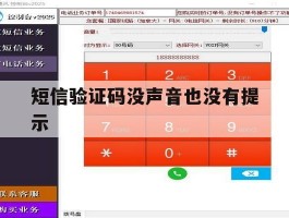 短信验证码没声音也没有提示
