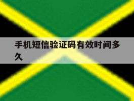 手机短信验证码有效时间多久的简单介绍