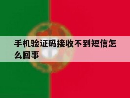 手机验证码接收不到短信怎么回事