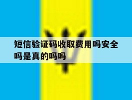短信验证码收取费用吗安全吗是真的吗吗的简单介绍