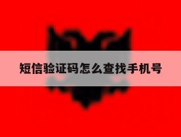 短信验证码怎么查找手机号