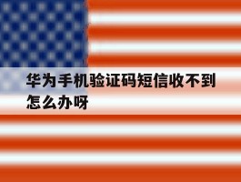 华为手机验证码短信收不到怎么办呀