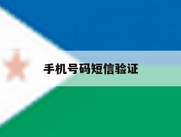 手机号码短信验证