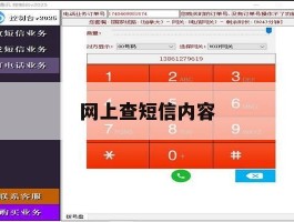 网上查短信内容