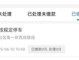 收到违停短信几分钟处理完