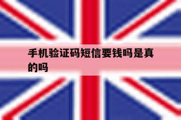 手机验证码短信要钱吗是真的吗 手机验证码短信要钱吗是真的吗