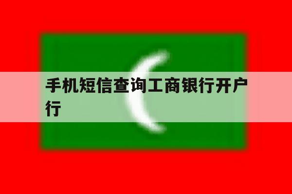 手机短信查询工商银行开户行 手机短信查询工商银行开户行