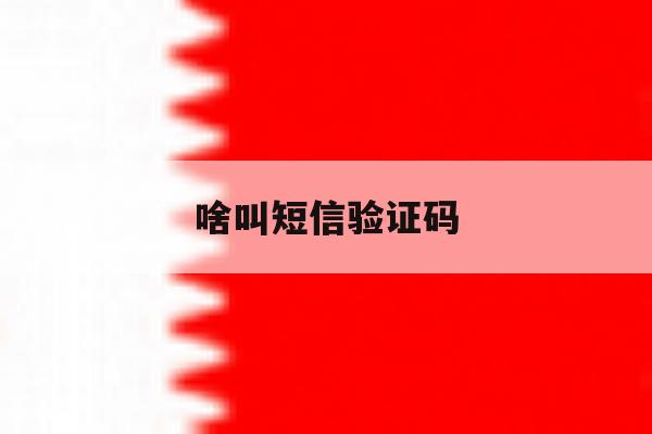 啥叫短信验证码 啥叫短信验证码
