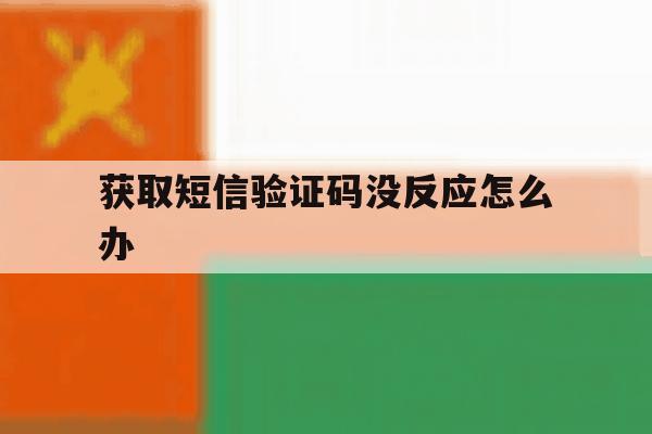 获取短信验证码没反应怎么办 获取短信验证码没反应怎么办