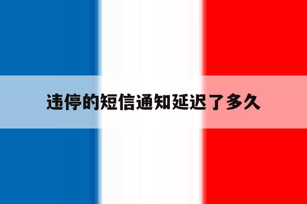 违停的短信通知延迟了多久 违停的短信通知延迟了多久