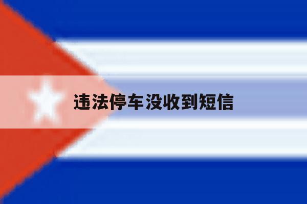 违法停车没收到短信 违法停车没收到短信