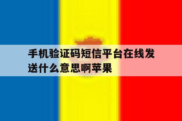 手机验证码短信平台在线发送什么意思啊苹果的简单介绍 手机验证码短信平台在线发送什么意思啊苹果的简单介绍