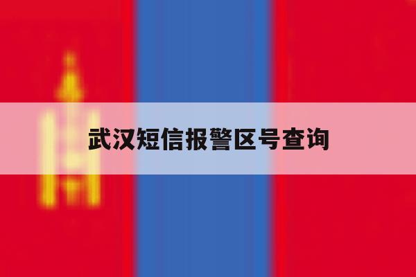武汉短信报警区号查询 武汉短信报警区号查询