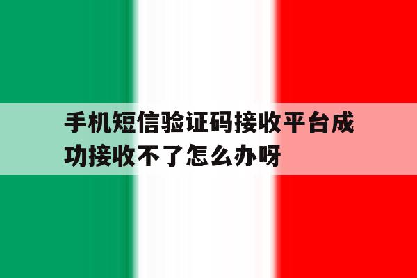 手机短信验证码接收平台成功接收不了怎么办呀的简单介绍 手机短信验证码接收平台成功接收不了怎么办呀的简单介绍