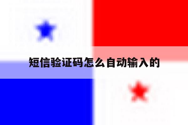 短信验证码怎么自动输入的 短信验证码怎么自动输入的