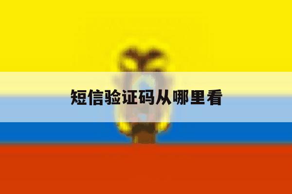 短信验证码从哪里看 短信验证码从哪里看