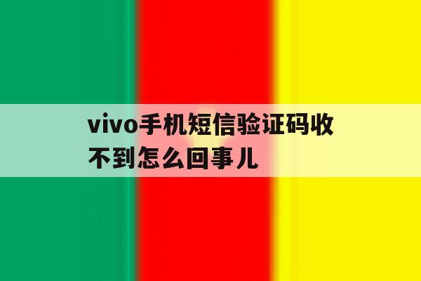 vivo手机短信验证码收不到怎么回事儿 vivo手机短信验证码收不到怎么回事儿