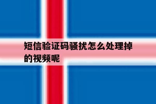 短信验证码骚扰怎么处理掉的视频呢 短信验证码骚扰怎么处理掉的视频呢