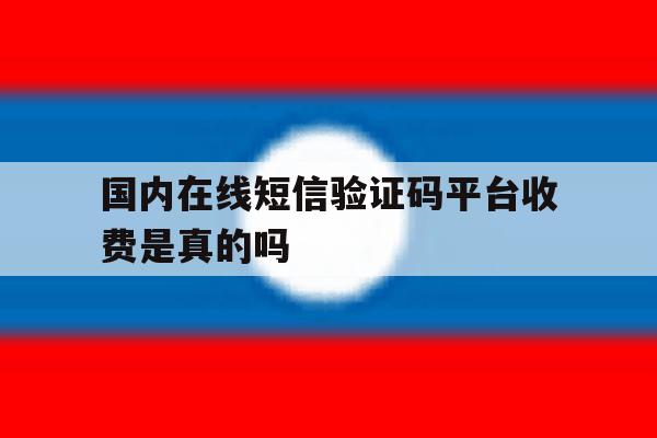 国内在线短信验证码平台收费是真的吗 国内在线短信验证码平台收费是真的吗