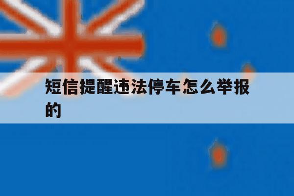 短信提醒违法停车怎么举报的 短信提醒违法停车怎么举报的