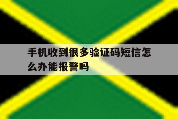 手机收到很多验证码短信怎么办能报警吗 手机收到很多验证码短信怎么办能报警吗
