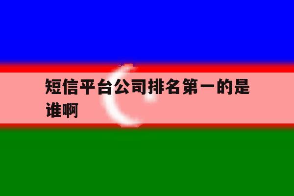 短信平台公司排名第一的是谁啊 短信平台公司排名第一的是谁啊