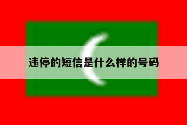 违停的短信是什么样的号码 违停的短信是什么样的号码