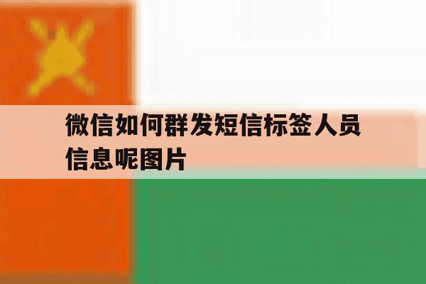 微信如何群发短信标签人员信息呢图片 微信如何群发短信标签人员信息呢图片